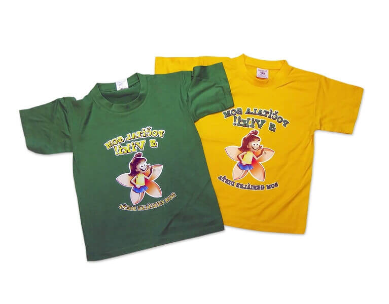 Tričko s potlačou - UV potlač;Tričko s potiskem - UV potisk