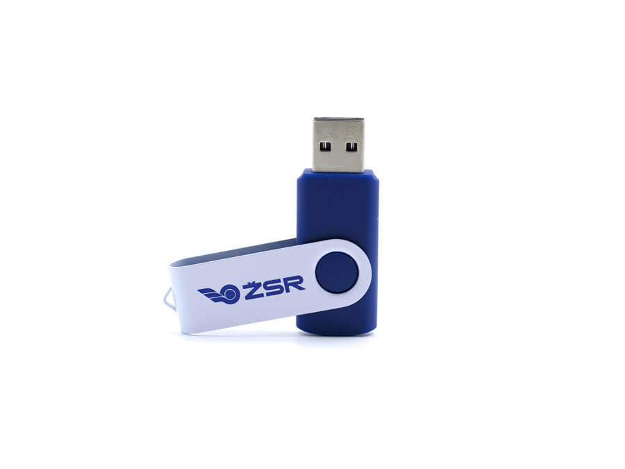 USB kľúč s tampónovou potlačou;USB klíč s tamponovým potiskem
