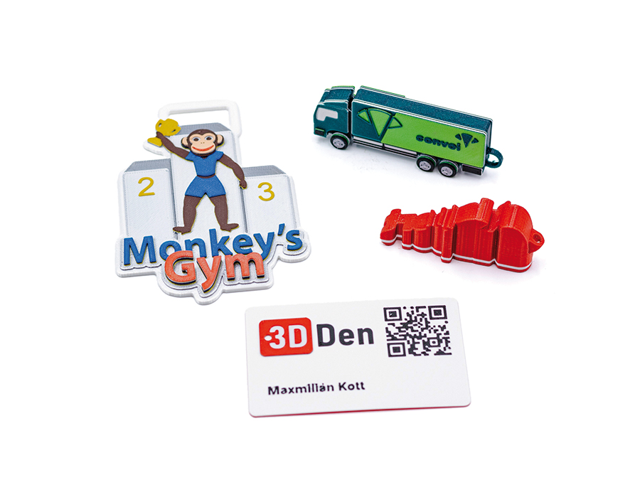 3d predmety z plastu; 3d předměty z plastu