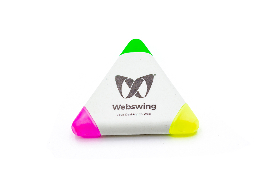 zvýrazňovač potlač loga webswing; výrazňovač potisk loga webswing