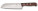 Santoku knife, rosewood handle, fluted edge, gift box, stainless