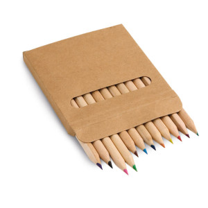 COLOURED. Buntstift Schachtel mit 12 Buntstiften - Reklamnepredmety