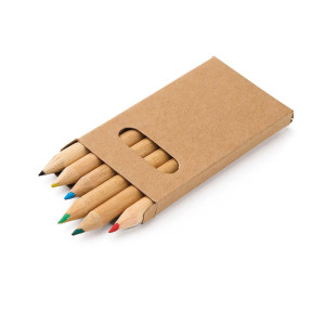 BIRD. Buntstift Schachtel mit 6 Buntstiften - Reklamnepredmety