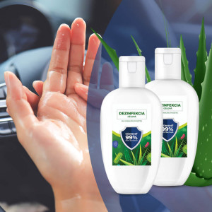 Set Desinfektionsmittel mit zwei 150 ml praktischen Flaschen - Reklamnepredmety