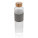 Impact Borosilikat-Glasflasche mit Bambusdeckel, transparent