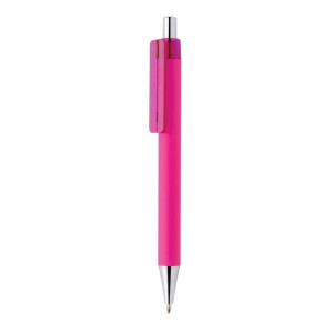 X8 Stift mit Smooth-Touch, blau - Reklamnepredmety