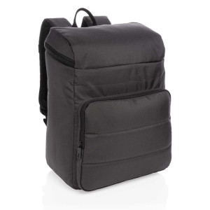 Impact AWARE™ RPET Kühl-Rucksack, schwarz, navy blau - Reklamnepredmety