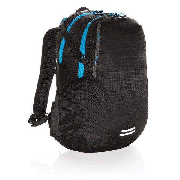 Explorer Ribstop mittlerer Wanderrucksack 26L PVC frei, schw