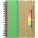 Recycled paper notebook - ujrapapir-spiralnotesz-jelololapokkal-zold-natur--9182-29--300 - variant Gi 9182-29