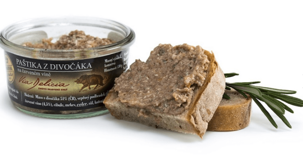 Wildschweinpastete in Rotwein 130 g