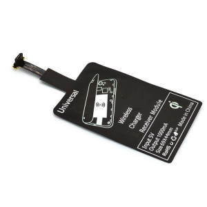 UNIVERSALER RECEIVER (EMPFÄNGER) FÜR KABELLOSES AUFLADEN PER INDUKTION, MIT MICRO USB-ANSCHLUSS - Reklamnepredmety