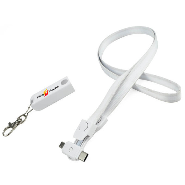 3-IN-1-NETZKABEL MIT SCHLÜSSELBAND