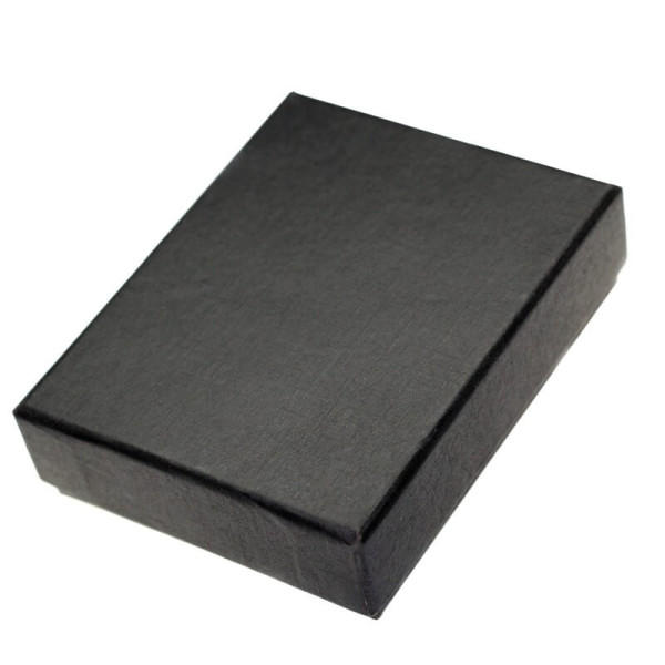 SCHWARZE KARTONSCHACHTEL