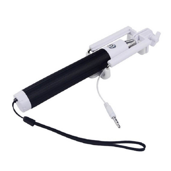 MINI-SELFIE-STANGE (MONOPOD) MIT KABEL UND EINGEBAUTEM AUSLÖSER