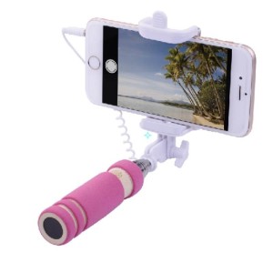 MICRO-SELFIE-STANGE (MONOPOD) MIT KABEL UND EINGEBAUTEM AUSLÖSER - Reklamnepredmety