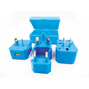 UNIVERSALER REISE-NETZADAPTER MIT USB-AUSGANG - Reklamnepredmety