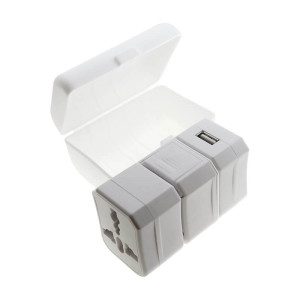 UNIVERSALER REISE-NETZADAPTER MIT USB-AUSGANG - Reklamnepredmety