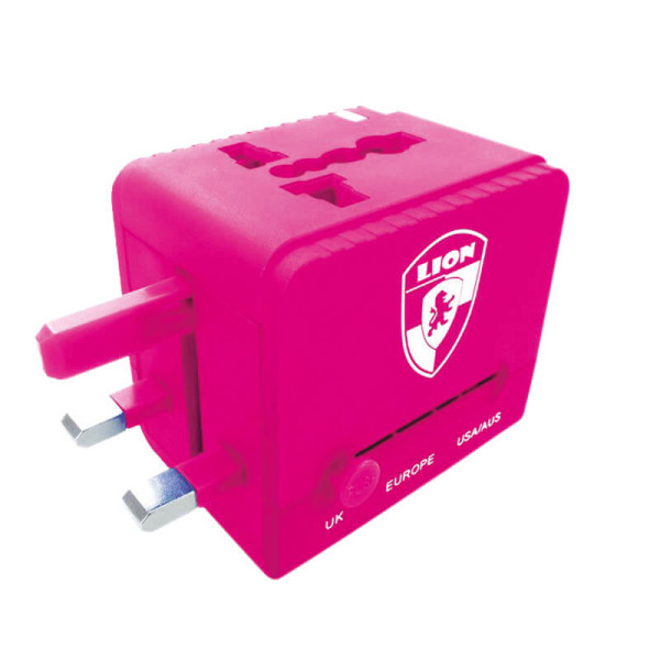 UNIVERSALER REISE-NETZADAPTER MIT 2 USB-AUSGÄNGEN
