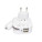 2 IN 1 - ZUSAMMENKLAPPBARER USB AUTOADAPTER UND NETZADAPTER - CLA1527_6 - variant PU CLA1527-q00001