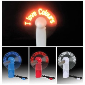 HANDVENTILATOR MIT LED LOGO - Reklamnepredmety