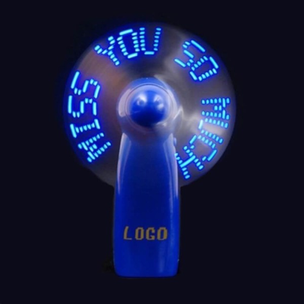 HANDVENTILATOR MIT LED LOGO