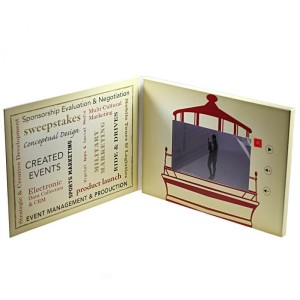 VIDEO-BROSCHÜRE FÜR 4,3"-LCD - Reklamnepredmety