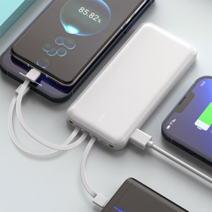 ELEGANTE DUALE POWER BANK MIT HOHER KAPAZITÄT (MOBILES LADEGERÄT) MIT LED LEUCHTE, 8000-10000mAh - Reklamnepredmety