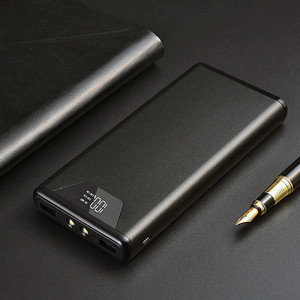 DUALE POWER BANK MIT HOHER KAPAZITÄT UND LCD-DISPLAY, 15000 MAH - Reklamnepredmety