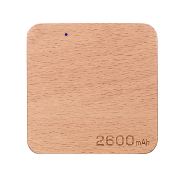 POWER BANK MIT HOLZGEHÄUSE, 2600 mAh