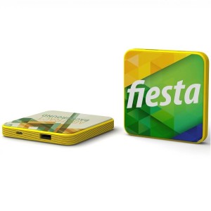 FLACHE KOMPAKTE POWER BANK SQUARE, 2000-5000 mAh - Reklamnepredmety