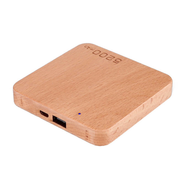 POWER BANK MIT HOLZGEHÄUSE, 5200 mAh