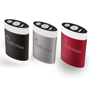 POWER BANK (MOBILES LADEGERÄT) MIT LED-LEUCHTE UND HANDWÄRMER, 5200 MAH - Reklamnepredmety