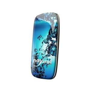 ELEGANTE DUALE EXTRA SLIM POWER BANK (MOBILES LADEGERÄT) MIT LED LEUCHTE, 3000-6000 mAh - Reklamnepredmety