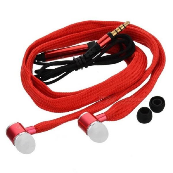 HANDSFREE IN-EAR-KOPFHÖRER MIT SCHNÜRSENKEL-KABEL