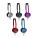 FALTBARE KOPFHÖRER MIT CMYK-DRUCKOPTION - PHO052_3 - variant PU PHO052-q00001