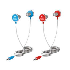 IN-EAR KOPFHÖRER (STECKER) MIT CMYK-DRUCKOPTION - Reklamnepredmety