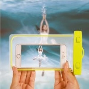 WASSERDICHTES HANDYETUI MIT LEUCHTENDEM BAND UND LANYARD - Reklamnepredmety
