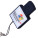 USB-STICK MIT EPOXIDLOGO - QUADRAT - UDD416_1 - variant PU UDD416-q00001