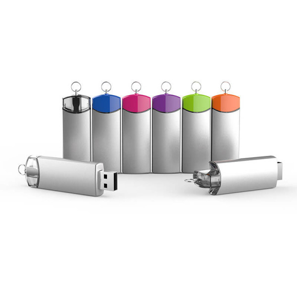 LUXUS METALL USB-STICK MIT ROTIERENDEM STECKER