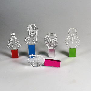 USB-STICK MIT LED UNTERLEUCHTETEM LOGO - Reklamnepredmety