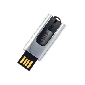 AUSZIEHBARER METALL USB-STICK MINI - Reklamnepredmety