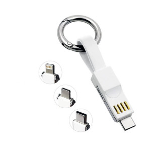 DATEN- UND LADEKABEL 3 IN 1 - ANHÄNGER - Reklamnepredmety