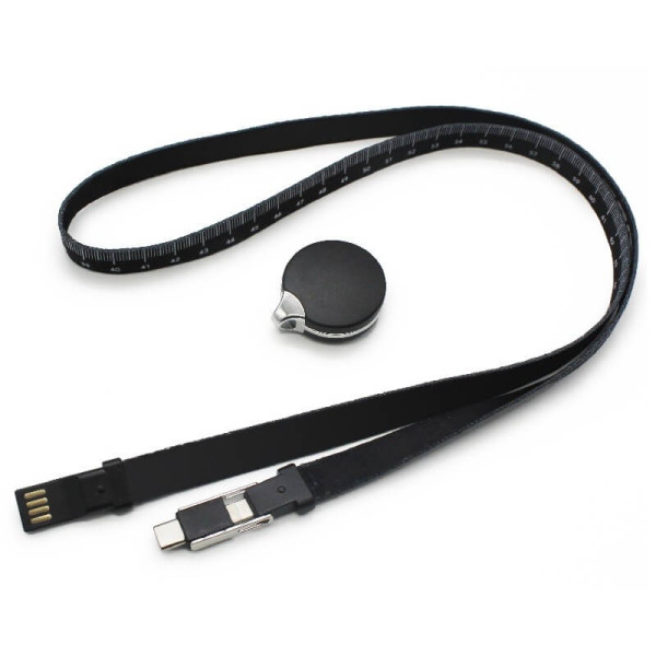 USB-LADEKABEL 3 IN 1 IN EINEM SCHLÜSSELBAND