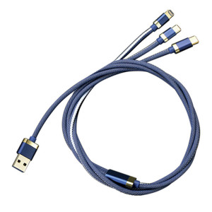 USB-LADEKABEL 3 IN 1 JEANS - Reklamnepredmety