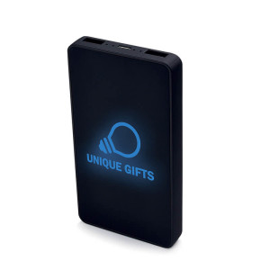 DUALE POWER BANK MIT DER MÖGLICHKEIT EINES LED-LOGOS, 4000/5000/6000 MAH - Reklamnepredmety