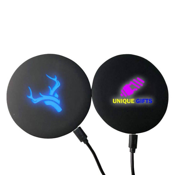 KABELLOSE SLIM LADEUNTERLAGEMIT LED-LOGO