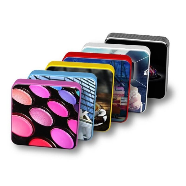 KABELLOSE POWER BANK MIT LED-LOGO, 8000/10000 MAH