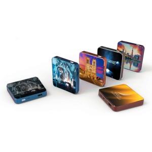 KABELLOSE POWER BANK MIT LED-LOGO, 3000-6000 MAH - Reklamnepredmety
