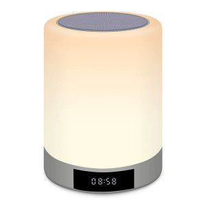 TOUCH-TISCHLAMPE MIT BLUETOOTH-LAUTSPRECHER UND WECKER - Reklamnepredmety