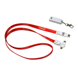 4-IN-1-LADEKABEL MIT HALSBAND - Reklamnepredmety